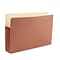 Staples Reinforced File Pocket, 3.5 Expansion, Legal Size, Brown, 25/Box (ST418319)