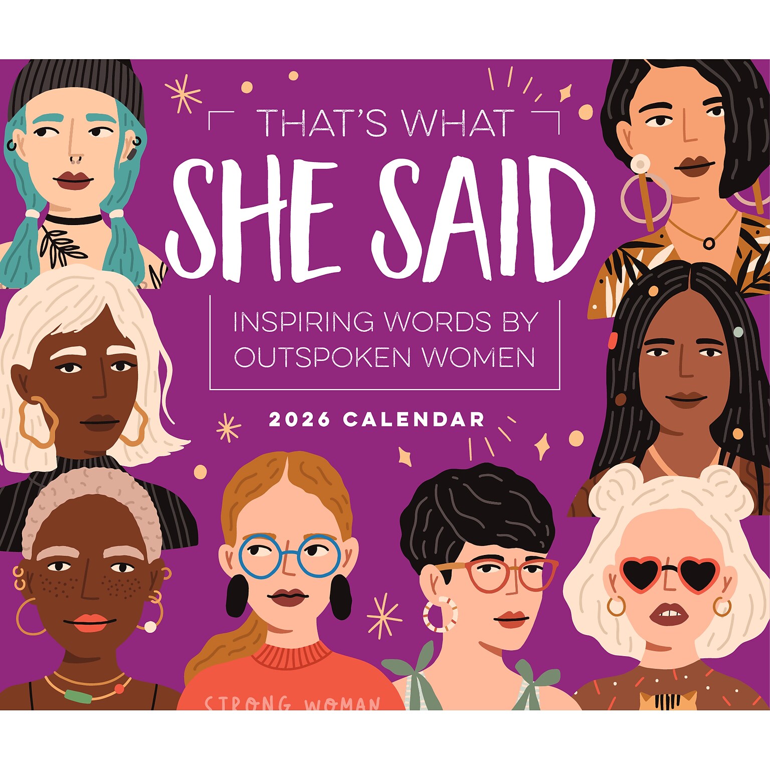 2026 Willow Creek Thats What She Said 6.2 x 5.4 Day-to-Day Calendar (54437)