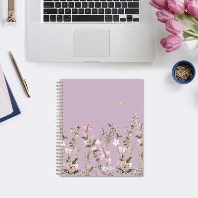 2027 Blue Sky Nevaeh Purple 8" x 10" Calendar Year Monthly Standard Planner, Plastic Cover (157907)