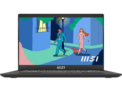MSI Modern 14 C12M-495US 14" Laptop, Intel Core i3-1215U, 8GB Memory, 512GB SSD, Windows 11 (MOD1412495)