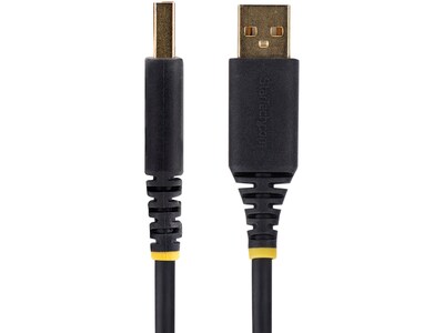 StarTech 2' USB-A to 2-Port RS-232 Serial Adapter Cable, Male-to-Male, Black, 'DI Chip, COM Retention (2P1FFC-USB-SERIAL)