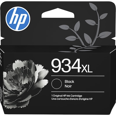 HP 934XL Black High Yield Ink Cartridge, Prints Up to 1,000 Pages (C2P23AN#140)