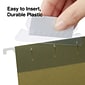 Staples® Hanging File Folder Tabs, Clear, 25/Pack (ST117796-CC)
