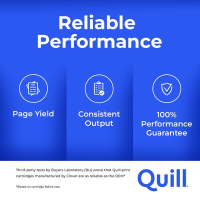Quill Brand® Remanufactured Black High Yield Ink Cartridge Replacement for Canon PG-240XL (5206B001) (Lifetime Warranty)