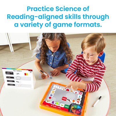 hand2mind Guided Phonics + Beyond Game Tray Center, Units 1-3 (96973)