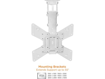 Mount-It! Full-Motion Motorized Ceiling TV Mount, 66 Lbs. Max. (MI-4223W)