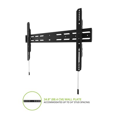 Kanto Fixed Low-Profile TV Wall Mount for 40" - 90" TVs, Black (PF400)