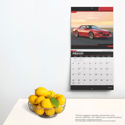 2025 BrownTrout Camaro 12" x 12" Monthly  Wall Calendar (9781975479756)