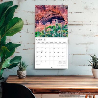 2026 BrownTrout Arizona National Parks & Monuments 12" x 12" Monthly Wall Calendar (9798330702138)