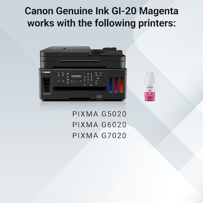 Canon GI-20 Magenta Standard Yield Ink Cartridge Refill (3395C001)