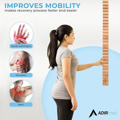 Viva Comfort Essentials Finger and Shoulder Therapy Ladder, Wood, 2/Pack (ADI910-01-2-MK)