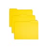 Smead Interior File Folder, 1/3-Cut Tab, Letter Size, Yellow, 100/Box (10271)