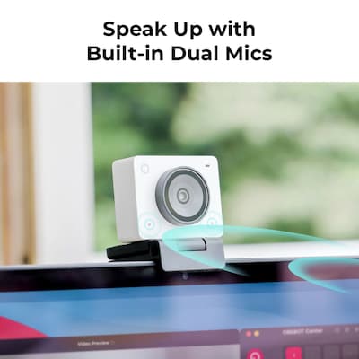 OBSBOT Meet 2 AI-Powered 4K Webcam, Gray (OWB-2311-CE)