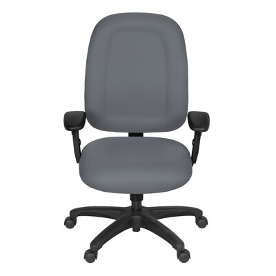 Regency Comfort Series Ergonomic Fabric Swivel Task Chair, Grey (125-GY)