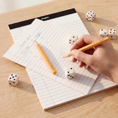 Staples Golf Pre-Sharpened Wooden Pencil, 2.2mm, #2 Medium Lead, 144/Box (ST63545)