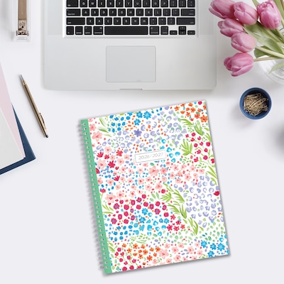 2026-2027 Blue Sky Ditsy Teach 8" x 11" Academic Year Weekly & Monthly Planner, Plastic Cover (132002-A27)