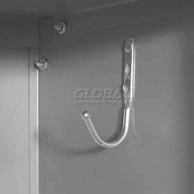 Global Industrial Paramount 78"H 3-Tier 3-Column Locker, Gray (238234GY)