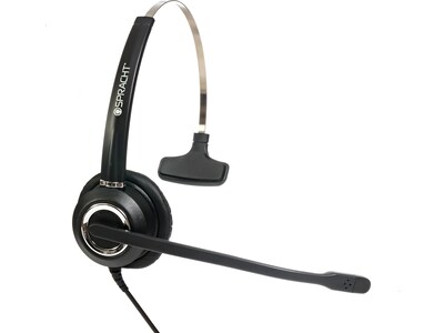 Spracht ZUM RJ9M Noise-Canceling Mono Deskphone On Ear Headset, RJ-9 (ZUMRJ9M)