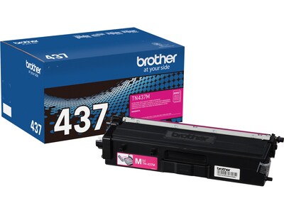 Brother 437 Magenta Ultra High Yield Toner Cartridge, Prints Up to 8,000 Pages (TN437M)