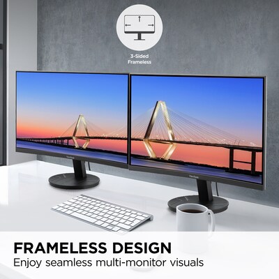 ViewSonic 24" FHD Curved 100Hz LED Monitor, Black (VA2416C)
