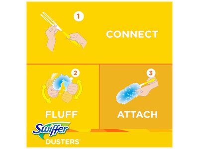 Swiffer Heavy Duty Dusters Refills, Gain, Blue, 10/Pack (08306)