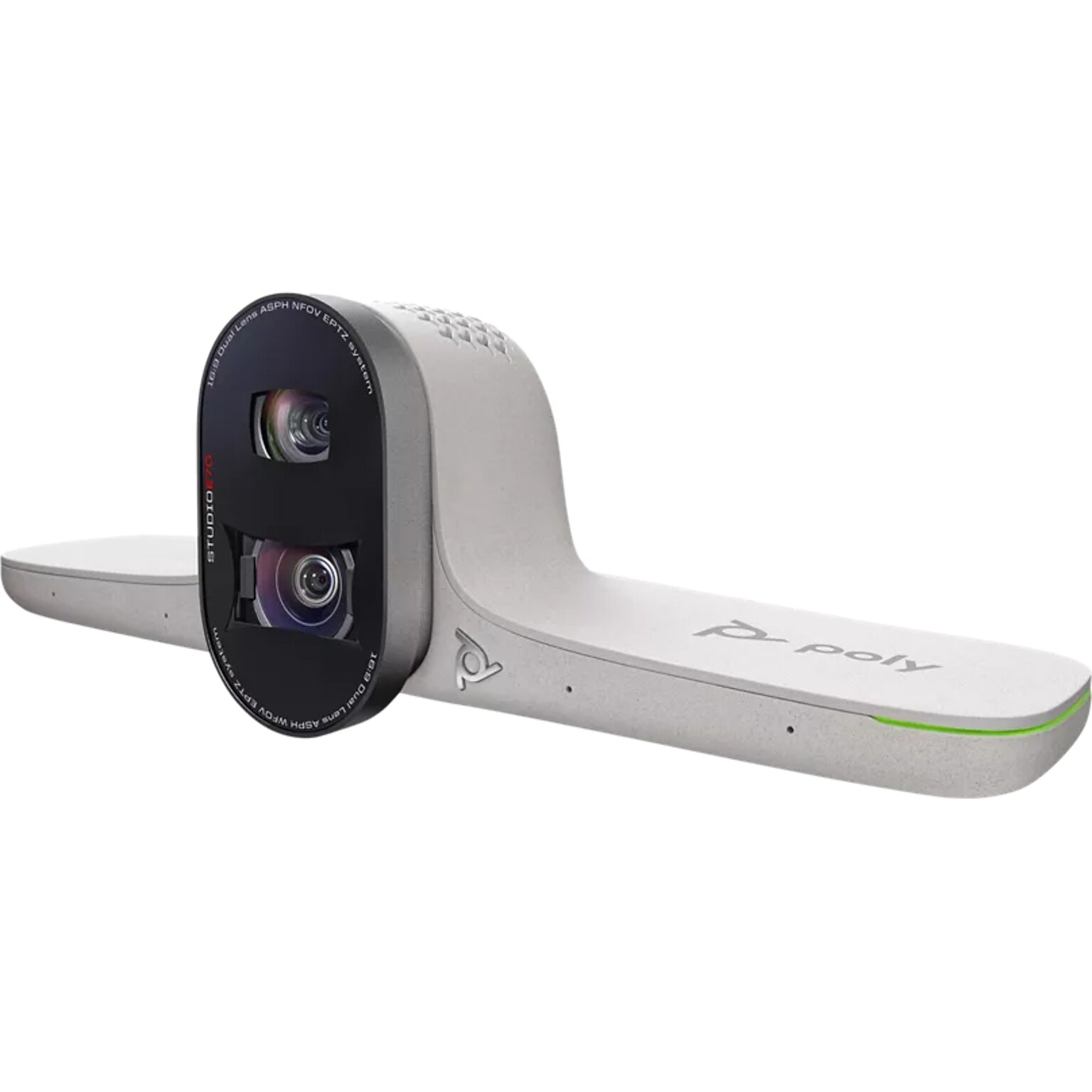 Poly Studio E70 HD Up to 3840 x 2160 Conferencing Webcam, 20 Megapixels, White (842F8AA)