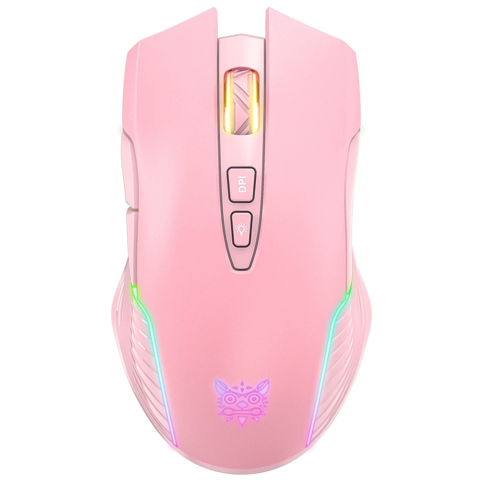 SaharaCase Pathfinder Ambidextrous Wireless Gaming Mouse, Pink (KB61)