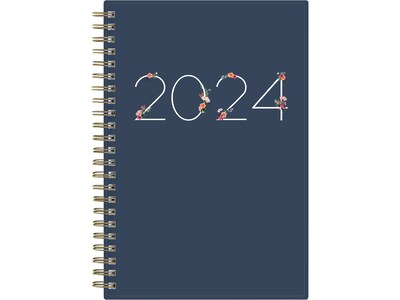 2024 Blue Sky Ashlyn 5 x 8 Weekly & Monthly Planner, Navy (143958)
