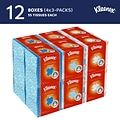 Kleenex Professional Anti-viral Facial Tissue, 3-Ply, White, 55 Sheets/Box, 3 Boxes/Pack, 4 Packs/Ca