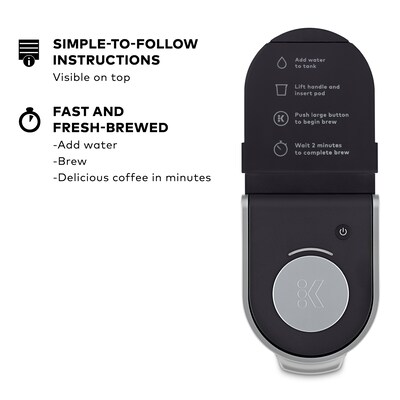 Keurig® K-Suite Hospitality Single Serve Coffee Maker, Gray/Black (K750)