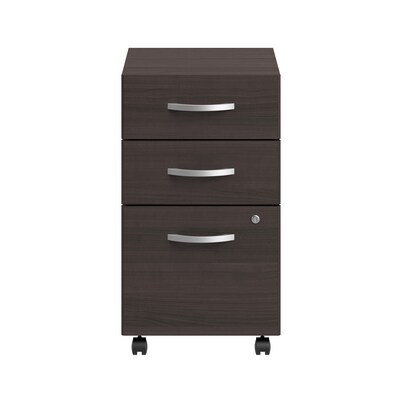 Bush Business Furniture Arrive 3 Drawer Mobile File Cabinet - Assembled, Storm Gray (ARF116SG-Z)
