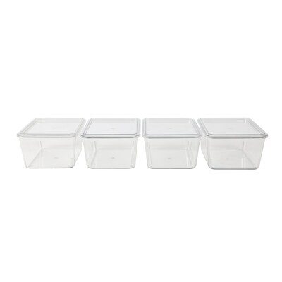 Martha Stewart Container Set, Stackable, Plastic