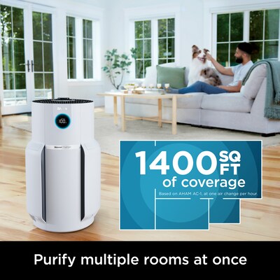 Shark NeverChange MAX Tower Air Purifier, White (HP302)