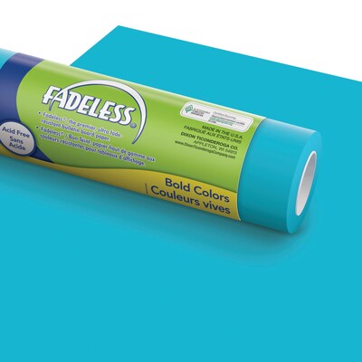 Fadeless Bulletin Board Art Paper, 48" x 12', Assorted Colors, 4/Carton (PAC0057533)