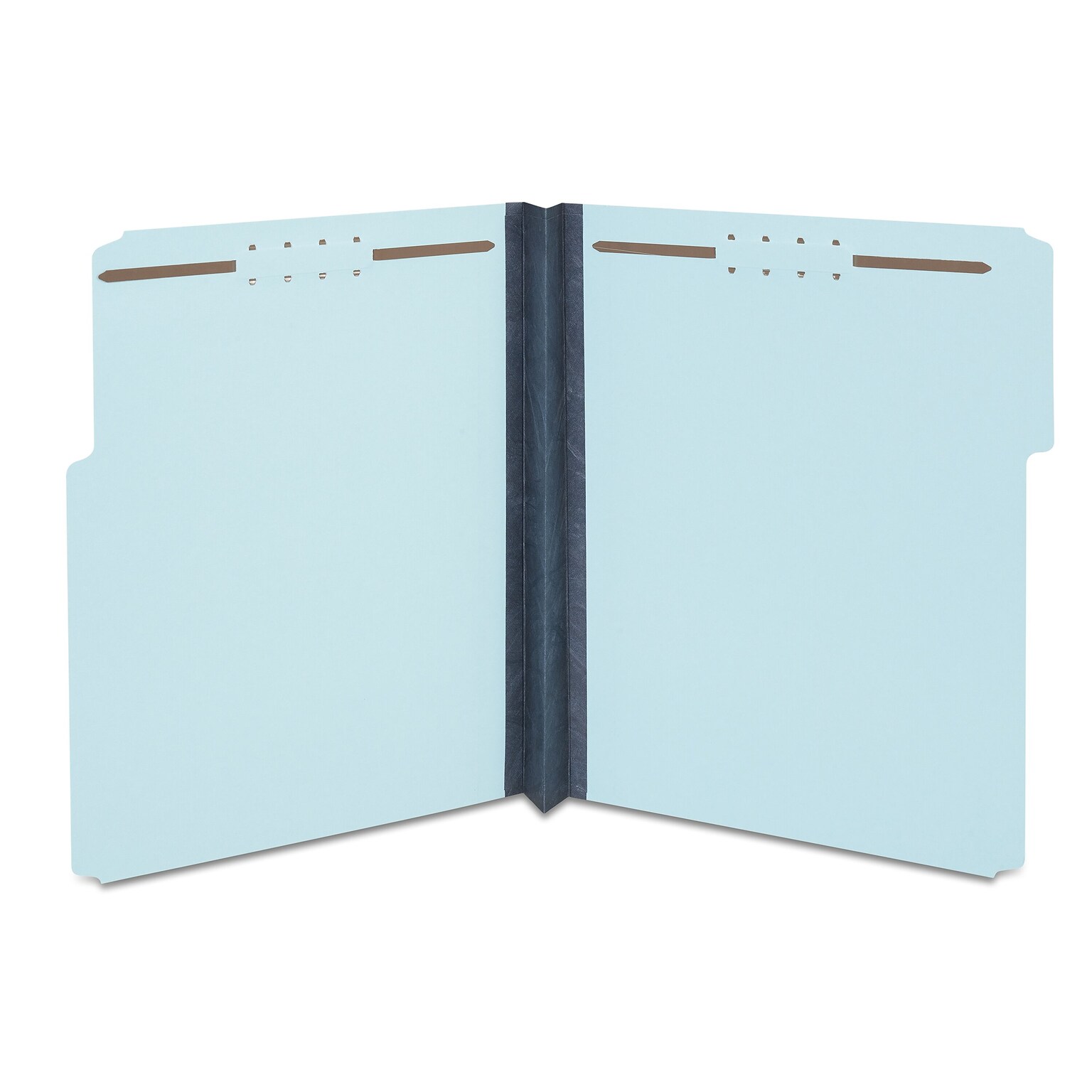 Staples® 60% Recycled Pressboard Classification Folder, 2 Expansion, Letter Size, Blue, 25/Box (ST384868/384868)