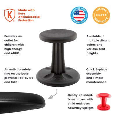 Kore Design® Kids Kore™ Wobble Stools - 14" Height (KD-600)