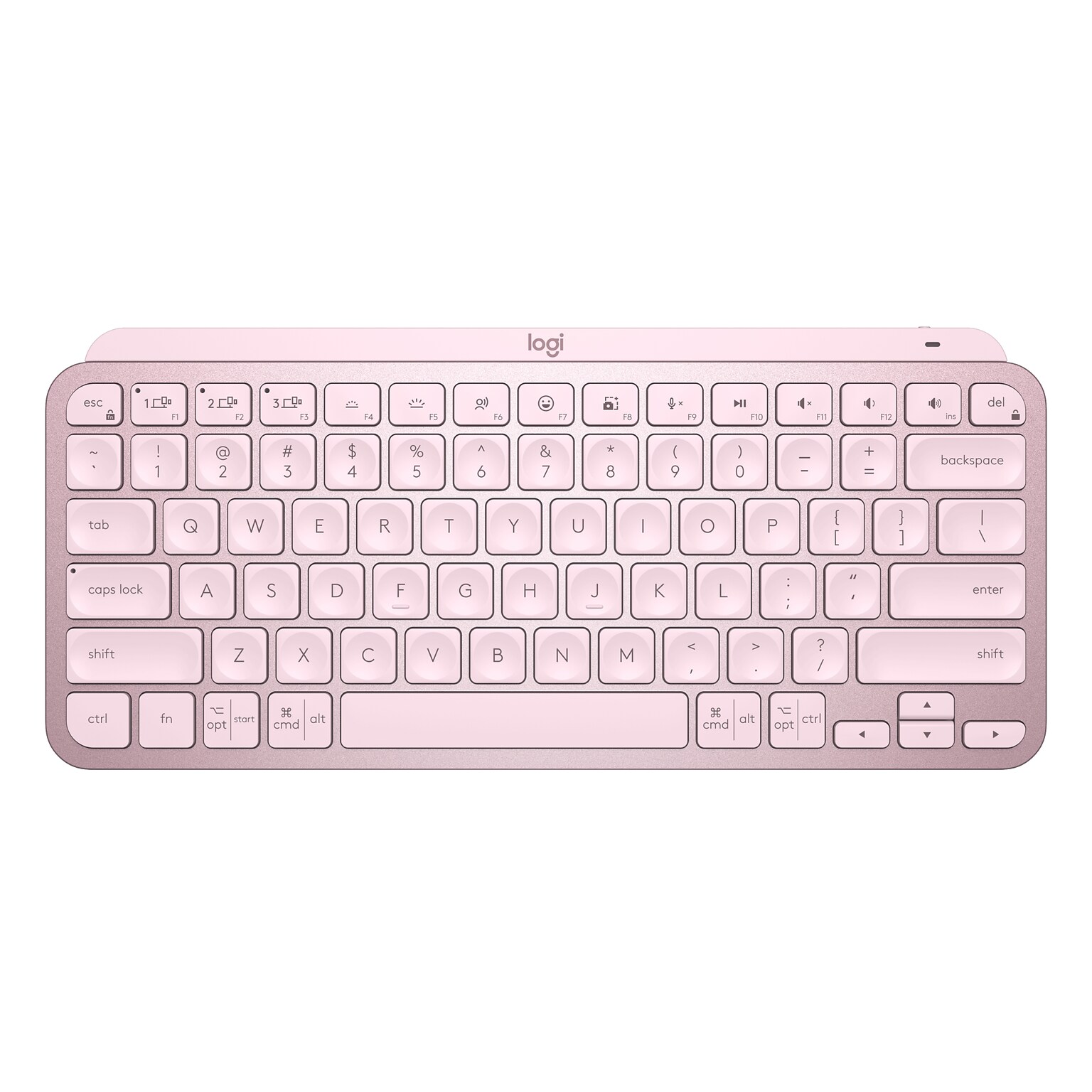 Logitech MX Keys Mini Wireless Ergonomic Keyboard, Rose (920-010474)