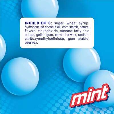 Mentos Mint Chewy Tablets, 15 Packs/Box (4180)