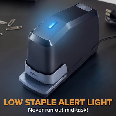 Bostitch Impulse Electric Desktop Stapler, 45-Sheet Capacity, Staples Included, Black (B8E-VALUE)