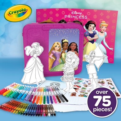 Crayola Disney Princess Coloring Art Case, 76/Set (BIN041251)