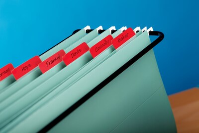 Post-it® Tabs, 2" Wide, Angled, Solid, Assorted Colors, 24 Tabs/Pack (686A-ALYR)