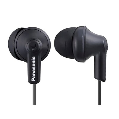 Panasonic ErgoFit Earbuds, Matte Black (RP-HJE120)