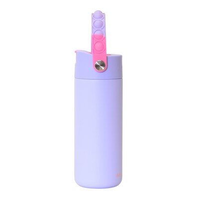 Elemental Core Pop Stainless Steel Double Wall Insulated Water Bottle, 18 oz., Lilac Tie Dye (EBC18LCTD9P)