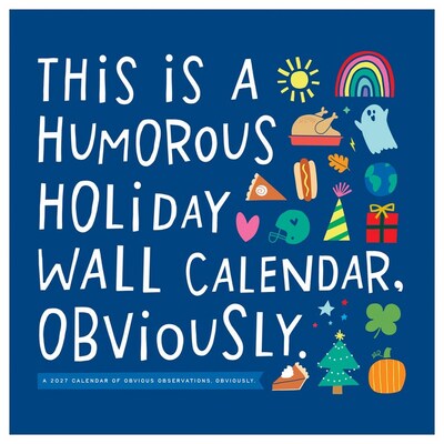 2027 TF Publishing Amy Smyth Humor 11 x 12 Monthly Wall Calendar, Multicolored (27-1127)