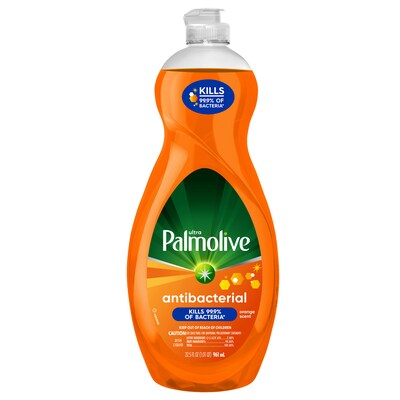 Palmolive Ultra Concentrated Antibacterial Liquid Dish Soap, Orange Scent, 32.5 oz. (US04274A)