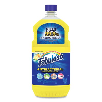 Fabuloso Antibacterial Multi-Purpose Cleaner, Sparkling Citrus Scent, 48 oz. Bottle, 6/Carton (CPC98