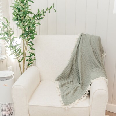 6-Layer Muslin Blanket Fern