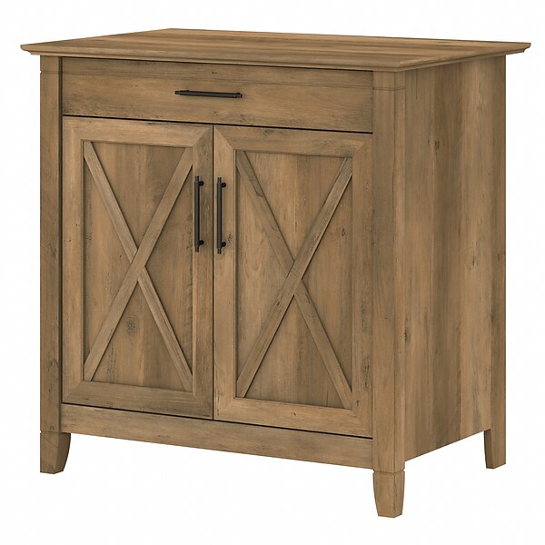 Bush Furniture Key West 30 Secretary Desk with Keyboard Tray, Reclaimed Pine (KWS132RCP-03)