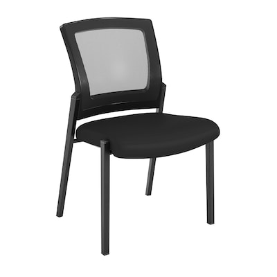 Flash Furniture Hercules Commercial Armless Stackable Side Chair, Black (HL0010W1BK)