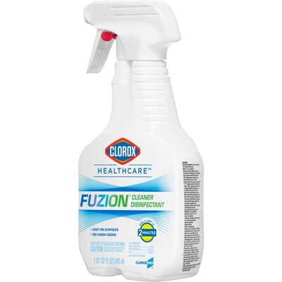 Clorox Healthcare Fuzion Cleaner Disinfectant, Spray, 32 oz (31478)